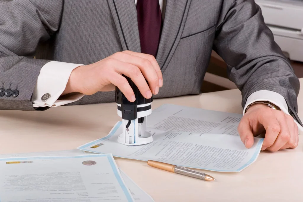 Certified Notary Public Belmont VA signing legal documents